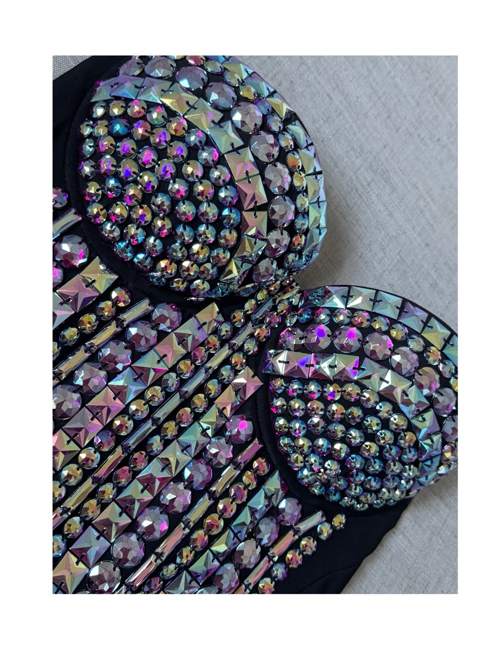 Purple Rhinestone Bodysuit - Picture 5 of 7